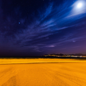 Plage-nocturne