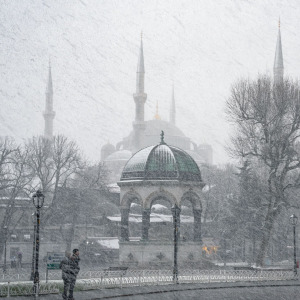 Neige sur Istanbul